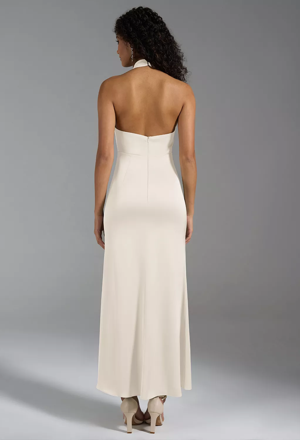 AW Huda Ivory  Cocktail Wedding Guest Dresses